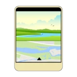 panorama map android application logo